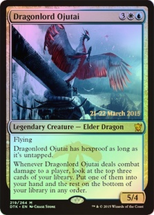 (Promo-Prerelease)Dragonlord Ojutai/龍王オジュタイ